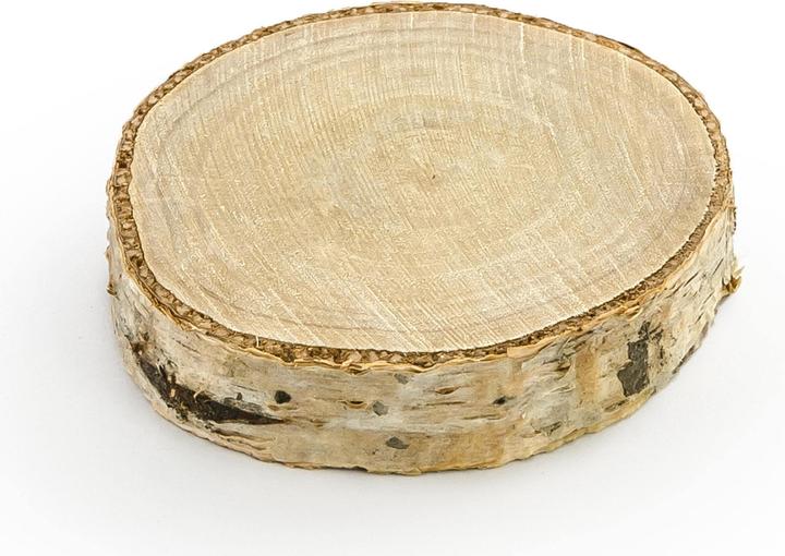 Produktbild Partydeco Tischkarte Holzscheibe Ø 4.5-6.5 cm, H: 1 cm, 6 Stück, braun