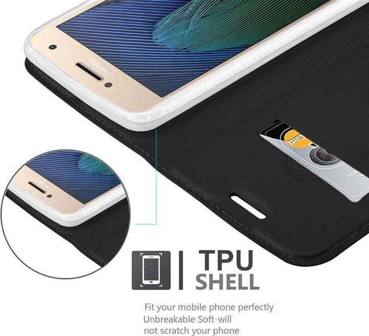 Actual product image Cadorabo Book Classy Style Cover (Motorola Moto G5 Plus)