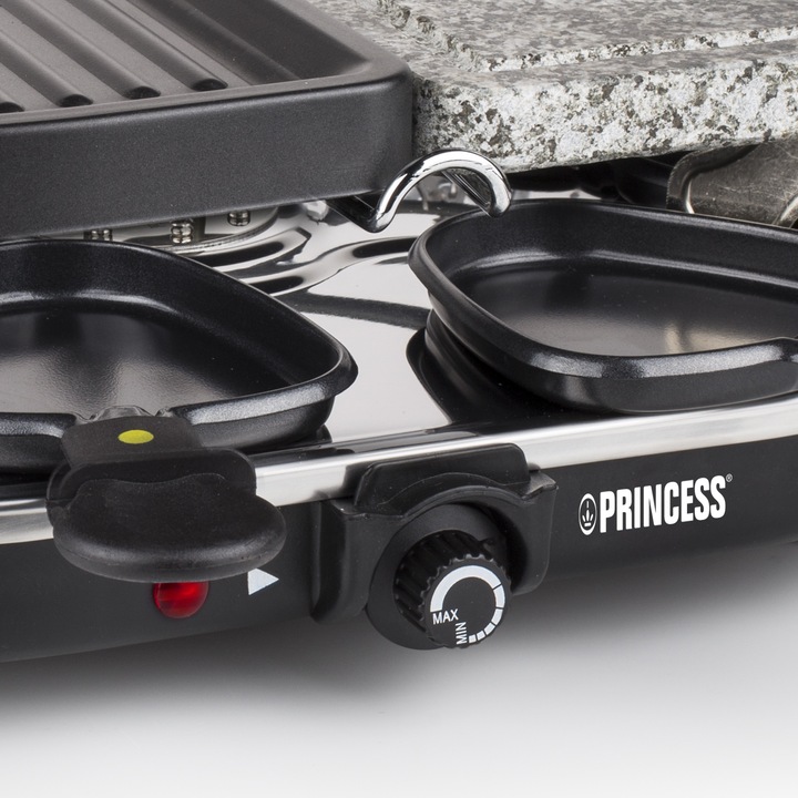 Image du produit Princess 162710 Raclette 8 Oval Stone & Grill Party