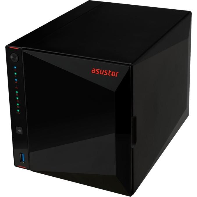 Thumbnail - Asustor Nimbustor 4 AS5304T NAS Desktop Ethernet LAN Black J4105, NAS, Schwarz