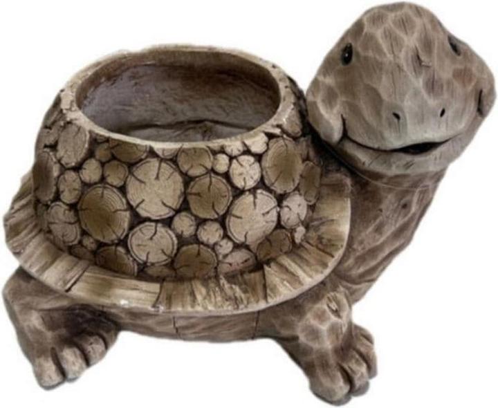 Image du produit Colibri Pot de fleurs tortue marron clair (33.80 cm)