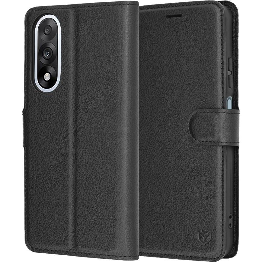 Techsuit - Leather Folio - OnePlus Nord 5 - Black (OnePlus Nord 5G), Cover smartphone, Nero