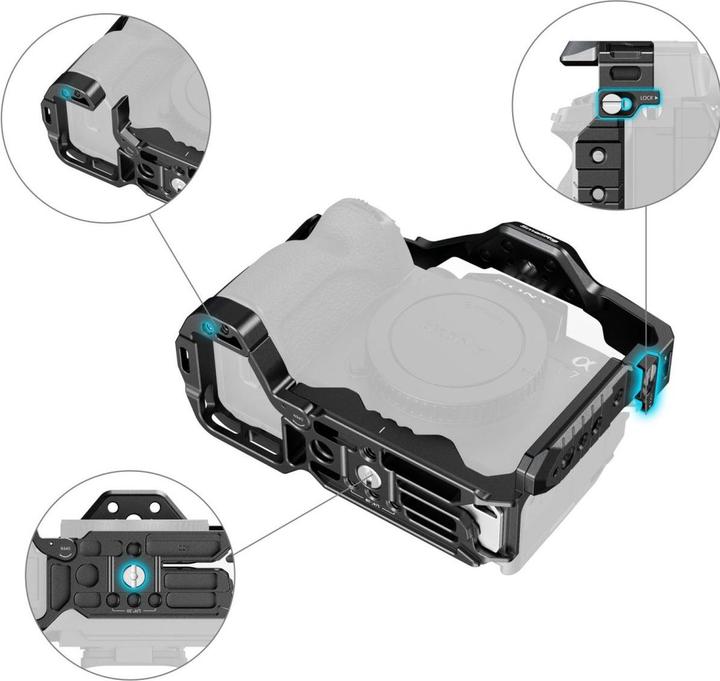 Produktbild SmallRig 3668C Cage Kit for Sony Alpha 7R V / 7 IV / 7S III / 7 V (Cage)