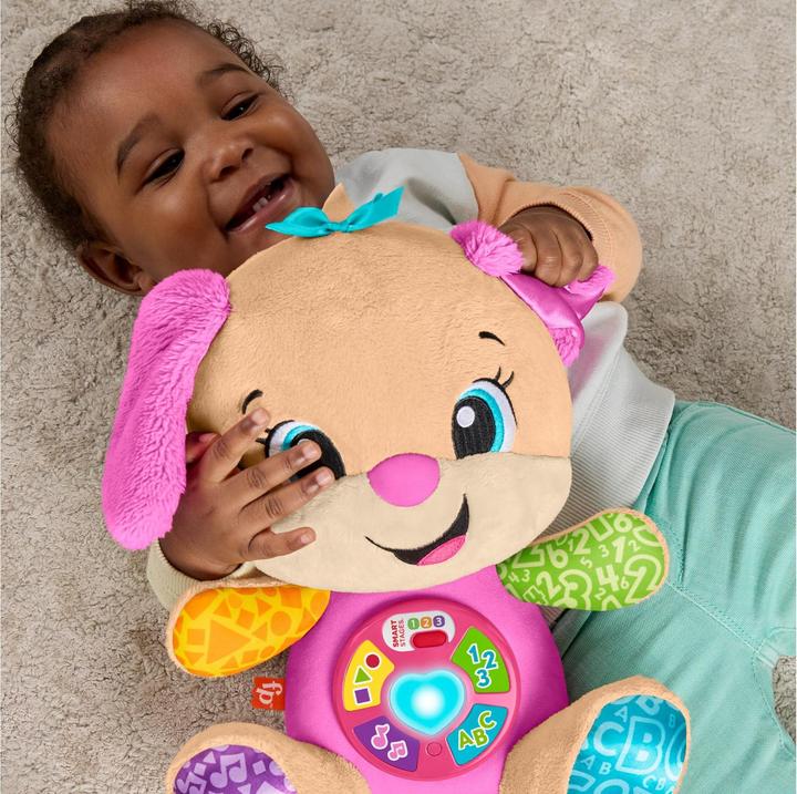 Actual product image Fisher-Price learning fun dog friend (German, English, French, Italian)