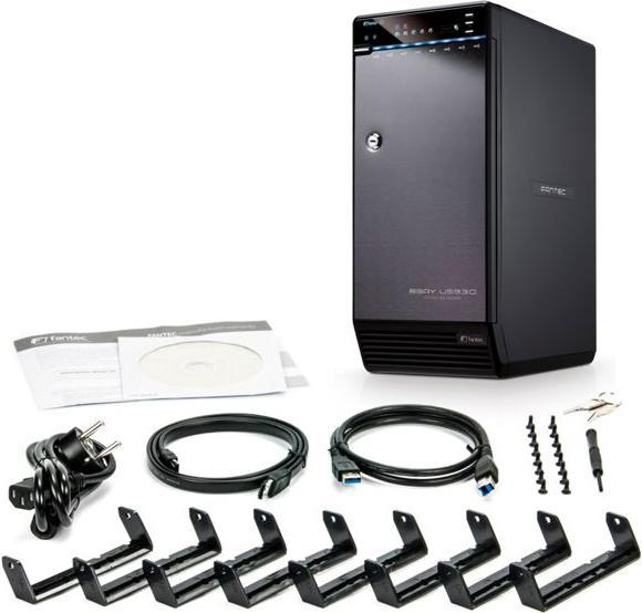 Actual product image Fantec QB-X8US3R black 8Bay RAID (3.5")