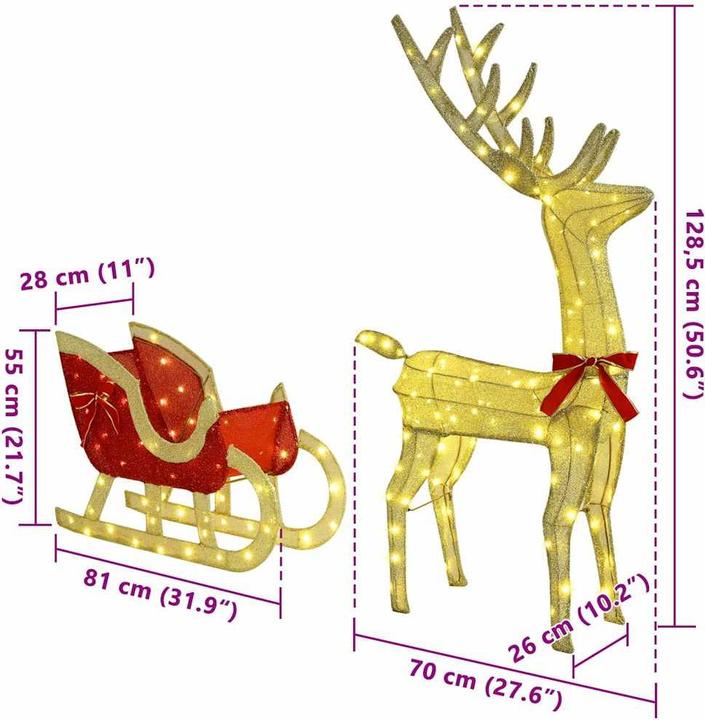 Actual product image vidaXL Weihnachtsdekoration