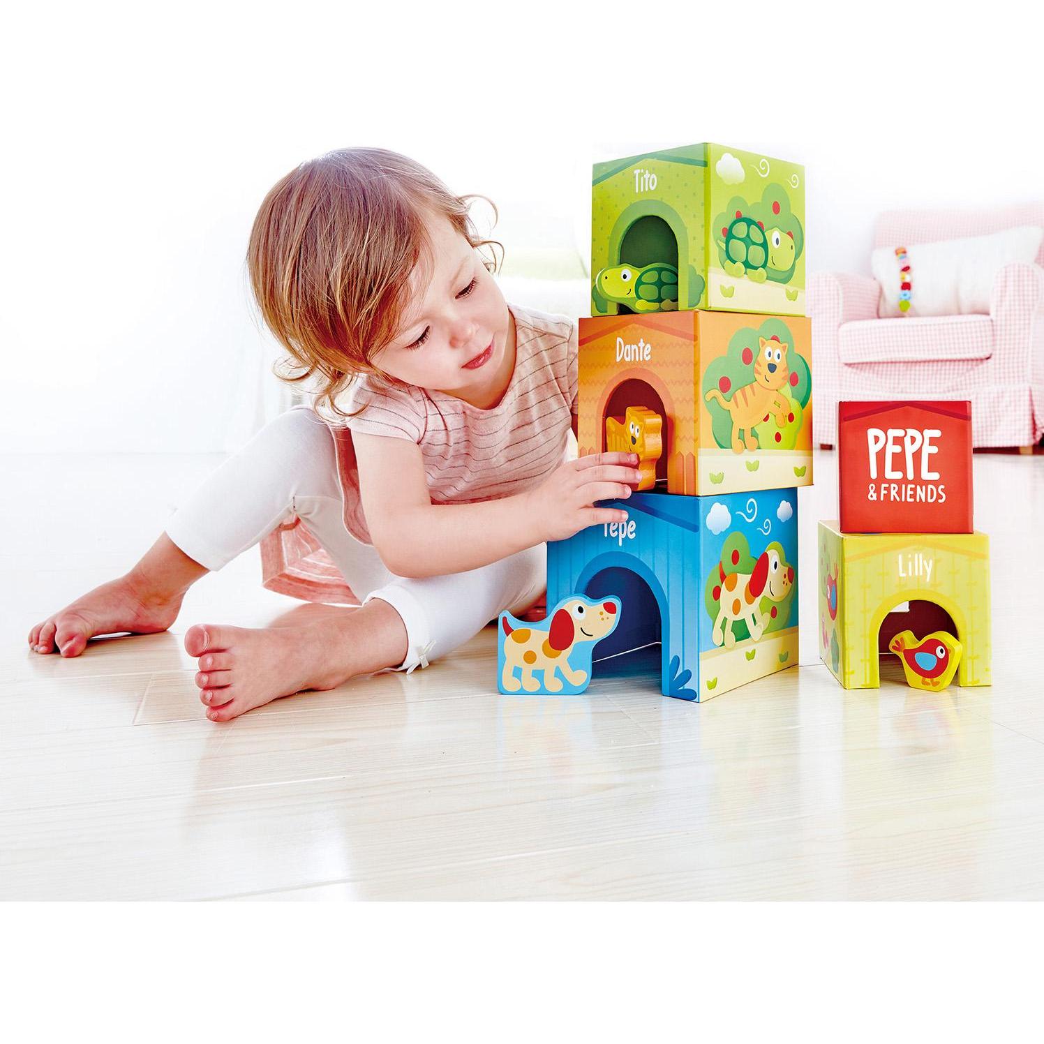 Thumbnail - Hape Pepe & Friends Stapelturm