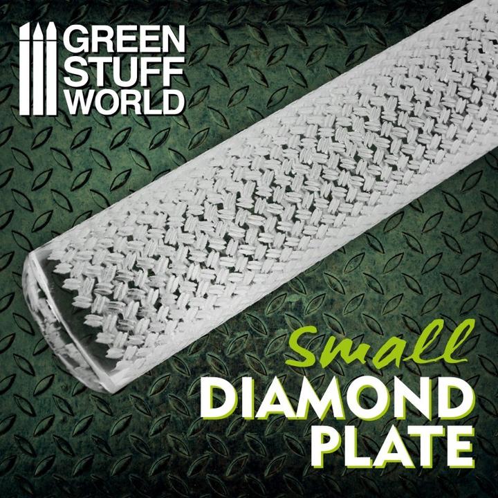 Produktbild Green Stuff World Textured rolls - Small Diamond Plate