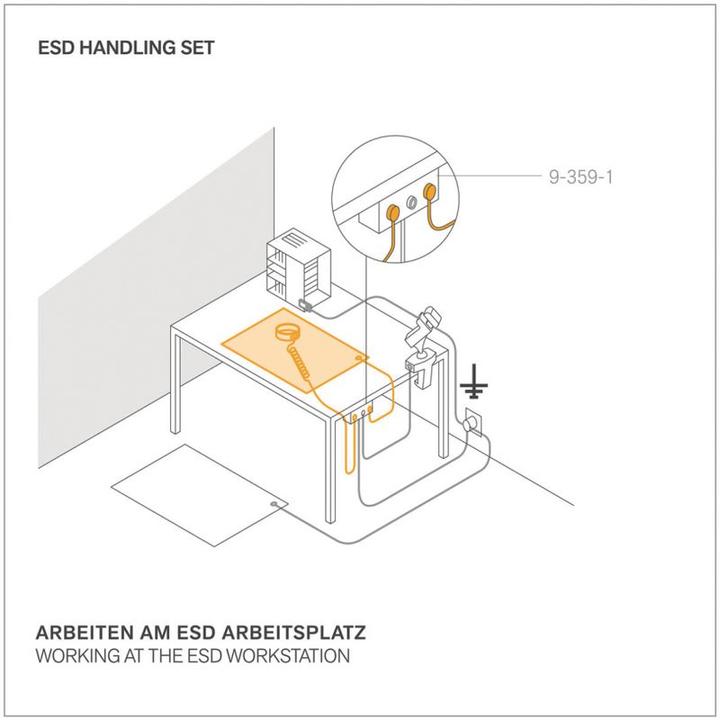 Immagine prodotto Bernstein Set di tappetini ESD nero (Protezione statica)