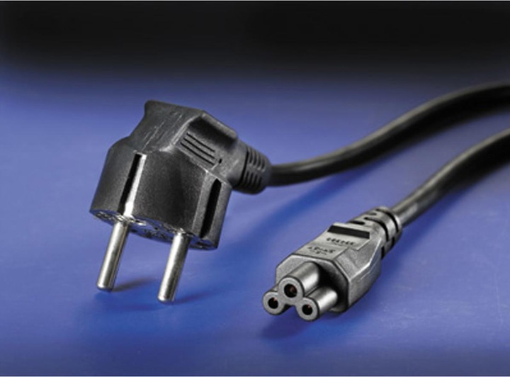 Produktbild Roline Schuko-Netzkabel gewinkelt (1.80 m)