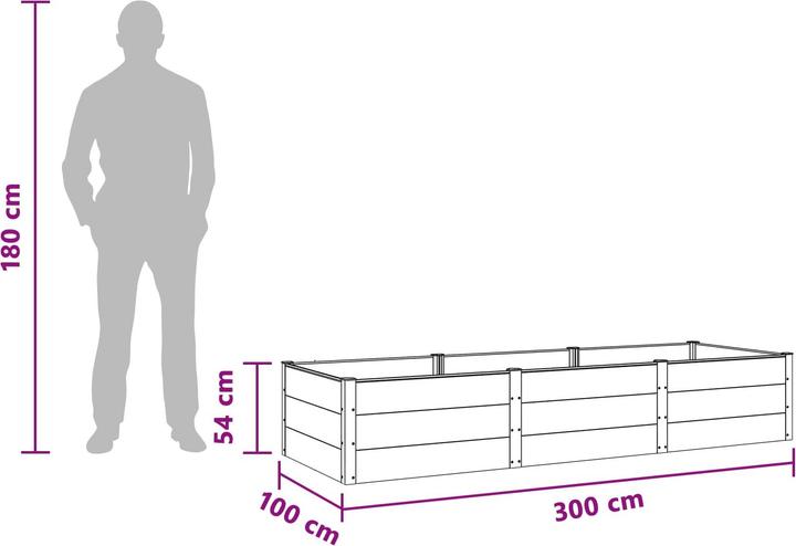 Produktbild vidaXL Garten Pflanzkasten