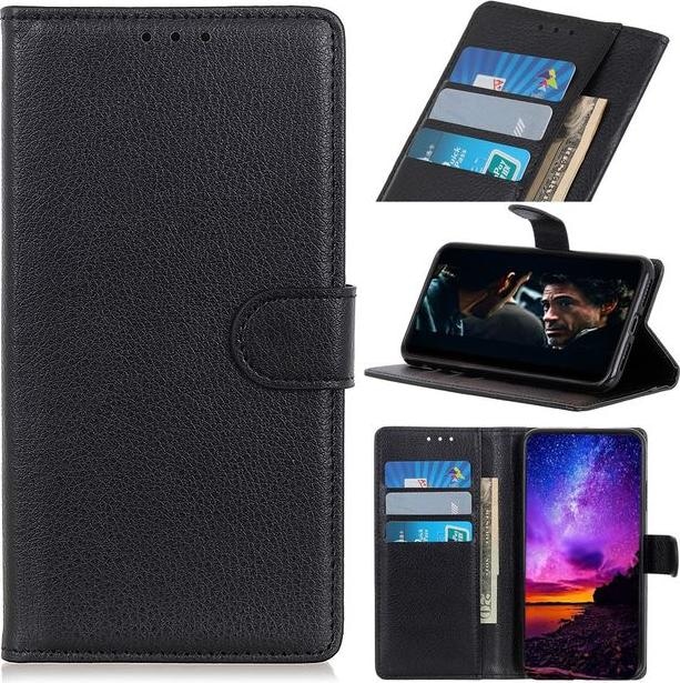 Produktbild MU Classic Litchi Leder Bookcover Series (HTC Desire 19+)