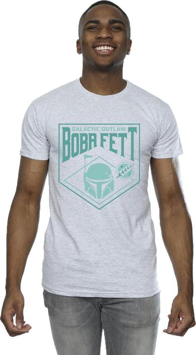 Produktbild Star Wars The Book Of Boba Fett Galactic Helm Chest TShirt (L)
