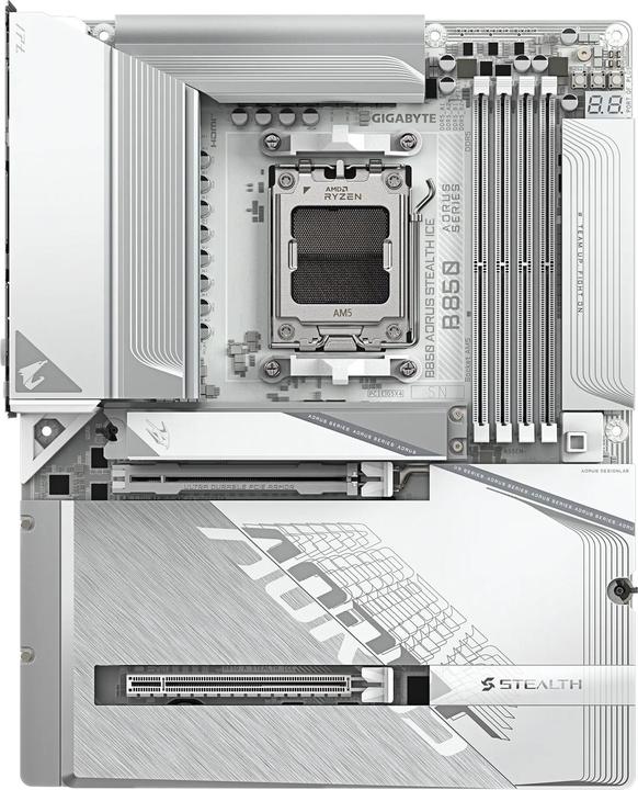 Productafbeelding Gigabyte MB Gbt Amd Am5 B850 Aorus Stealth (AM5, AMD B850, ATX)