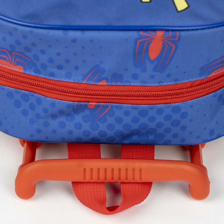 Produktbild Spiderman Schulrucksack mit Rädern Spider-Man Blau 10 x 30 x 25 cm