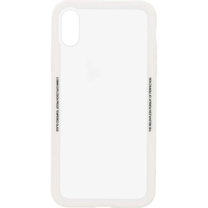 Tellur Cover Glass Simple for iPhone X/XS white (Apple iPhone X), Smartphone Hülle, Weiss
