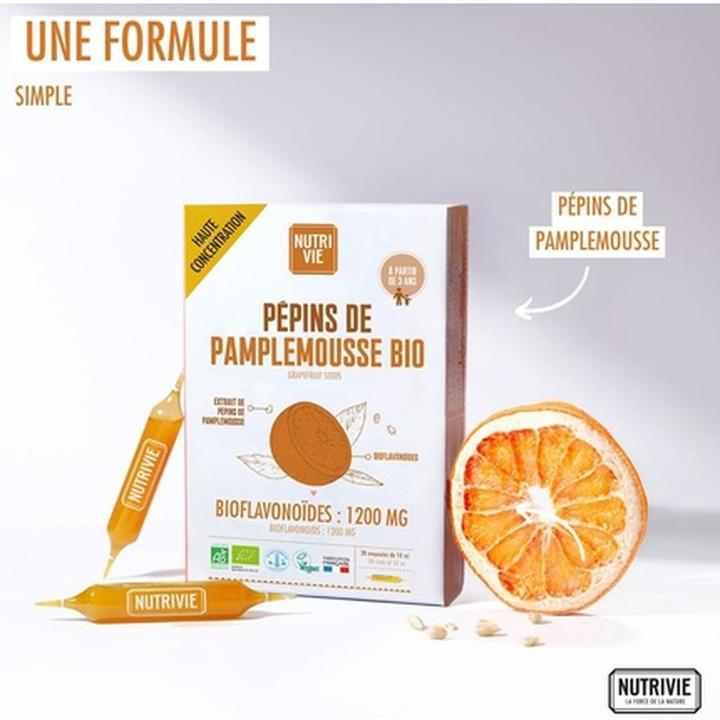 Image du produit Nutrivie Extrait de pépins de pamplemousse bio