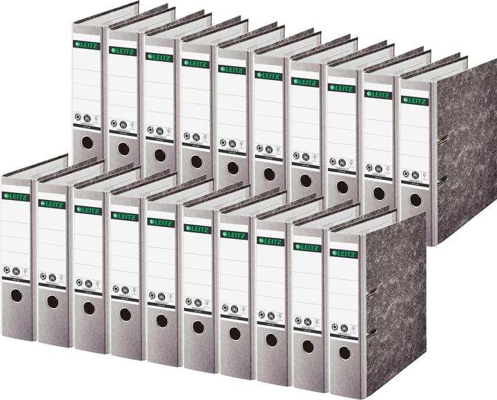 Produktbild Leitz Ordner 1080/1050, DIN A4, Rückenbreite 52 oder 80 mm (A4, 80 mm, 20 Stück)