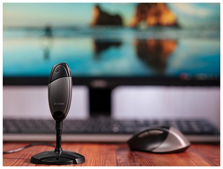 Produktbild A4Tech h PK-635P webcam 1280 x 720 pixels USB 2.0 Black Grey (0.90 Mpx)