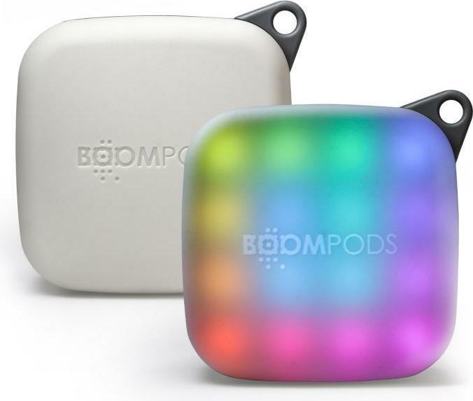 Actual product image Boompods Tide Square Speker Rhythm Black (2.50 h, Rechargeable battery operated)