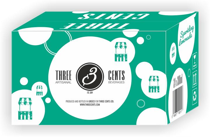Immagine prodotto Three Cents Sparkling Lemonade (24 x 20 cl)