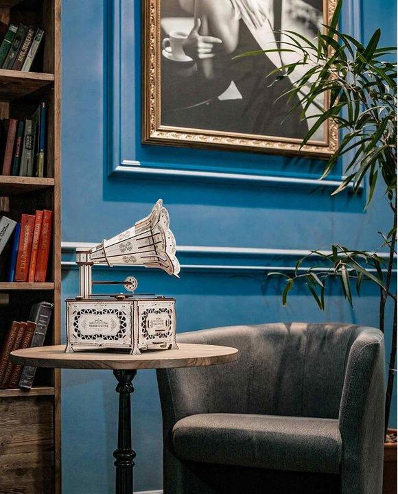 Image du produit Eco Wood Art Grammophone - Kit de construction en bois 3D