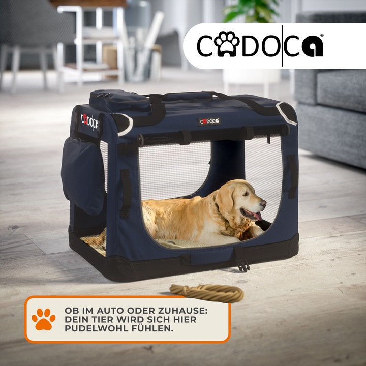 Image du produit Cadoca Caisse de transport pour chiens (Chien, Lavable, Pliable)