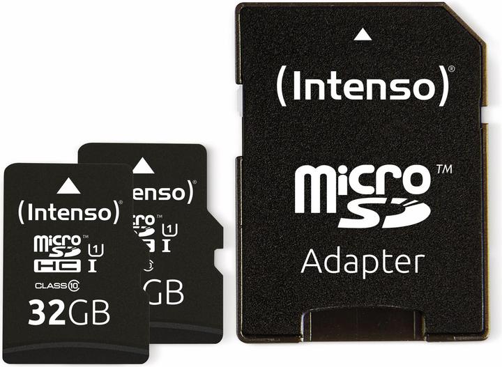 Image du produit Intenso UHS-I Premium (32 Go, microSDHC, U1, UHS-I)
