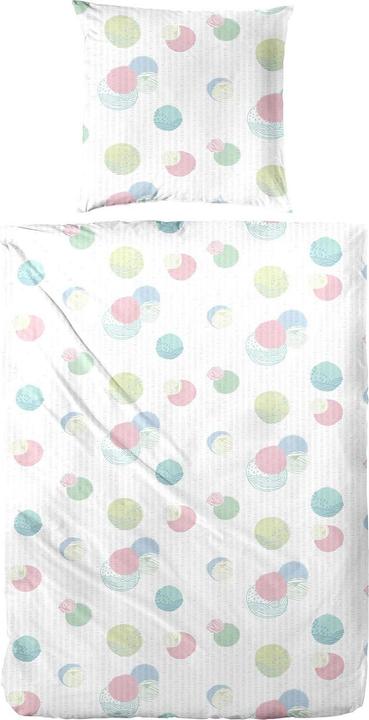 Produktbild Enrico Coss Baumwoll Seersucker Bettwäsche Bremen blau grün (Bettwäsche Set, 155x220 cm + 80x80 cm)