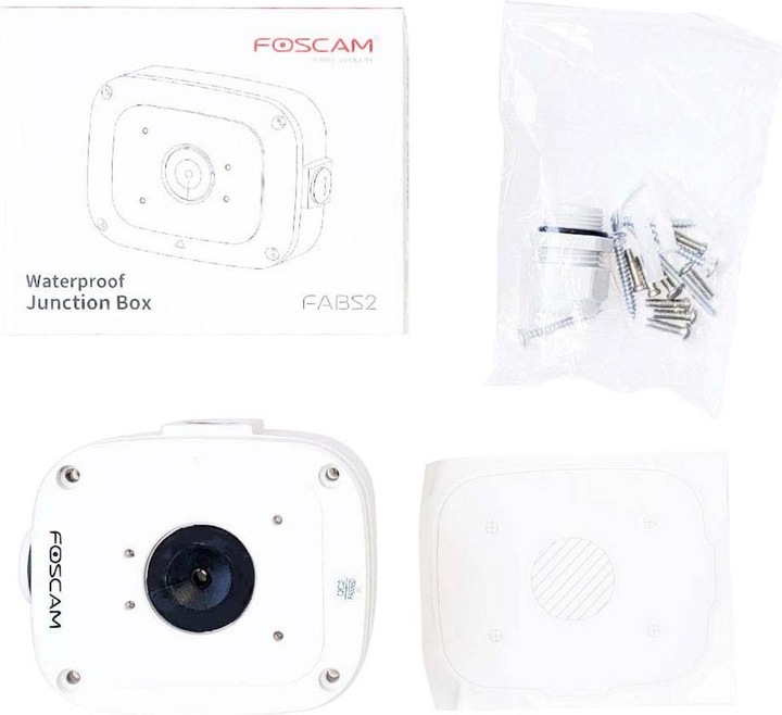 Immagine prodotto Foscam Scatola di giunzione degli accessori per telecamere di sorveglianza FABS2 (Kit di montaggio)