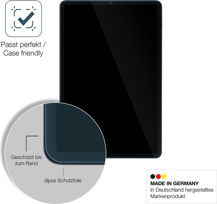 Produktbild Dipos Displayschutz Anti-Shock (2 Stück, Xiaomi Pad 5)