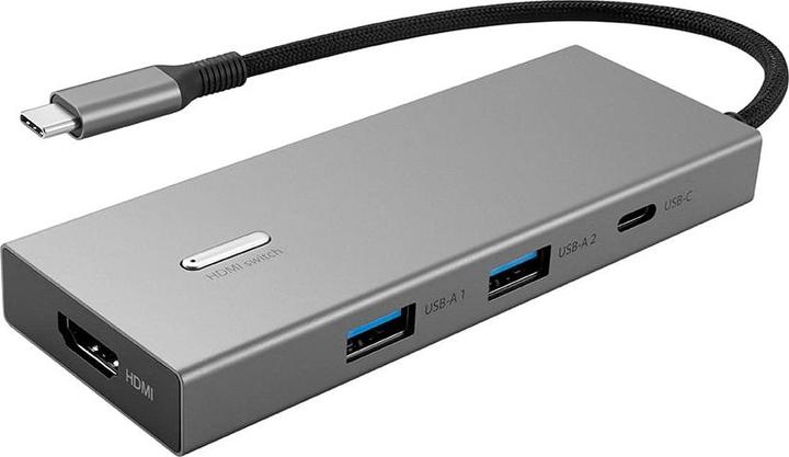 Actual product image Fuj Tek 8-in-1 USB-C Hub, 100W PD (USB-C, 8 ports)