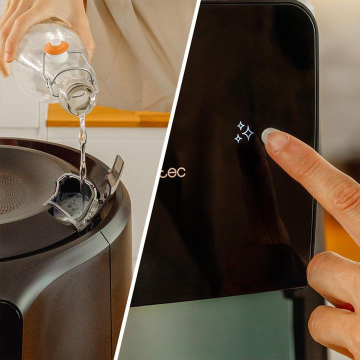 Immagine prodotto Cecotec Friggitrice ad aria senza olio con spruzzo automatico, controllo touchscreen, autopulizia, 8 menu