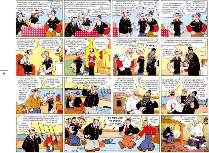 Image du produit Popeye (Allemand, E. C. Segar, 2022)