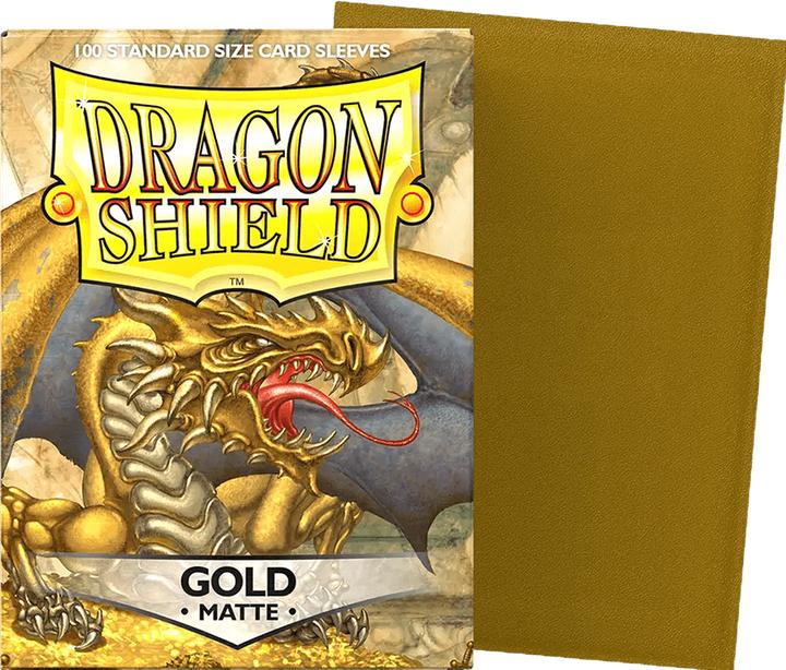 Actual product image Arcane Tinman ART11006 - Matte - Gold (100) Card Sleeves