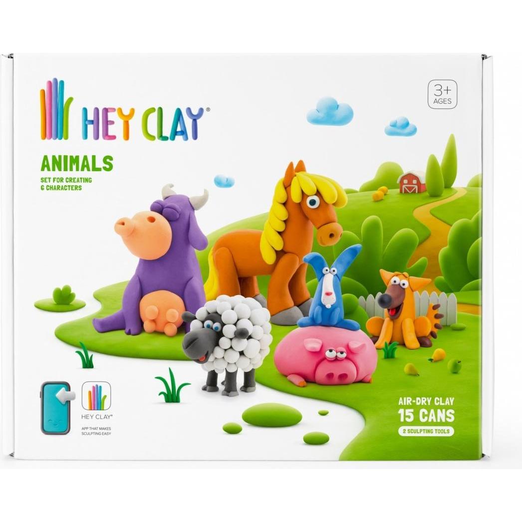 Thumbnail - Tm Hey Clay Animals Set 15er-Pack 15 Dosen 15012CEE15