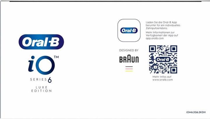 Energy Label Oral-B iO Series 6 (Oscillating toothbrush)