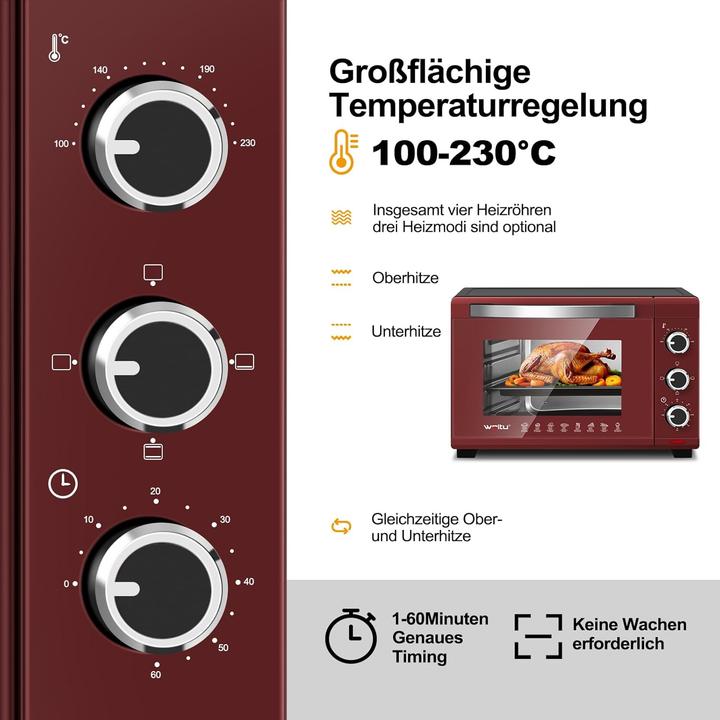 Produktbild Woltu Mini-Backofen