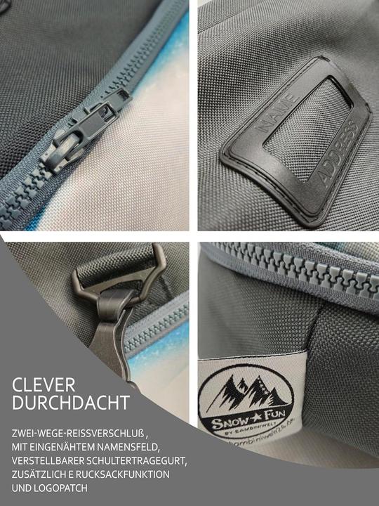 Produktbild BambiniWelt24 Kinder Snowboardrucksack