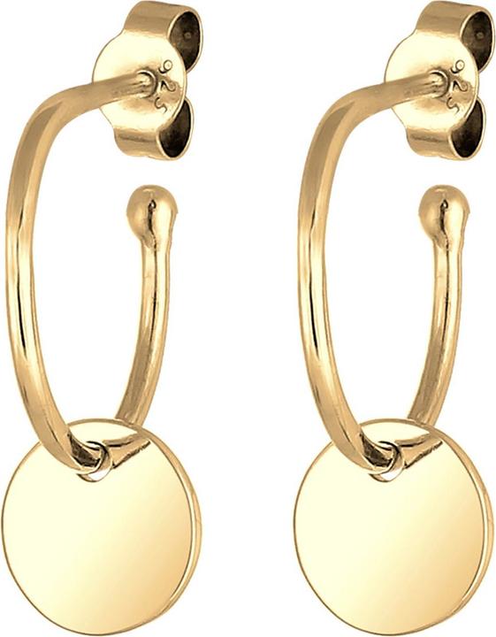 Immagine prodotto Elli Creolen mit Stecker und Plättchen Design (Argento)