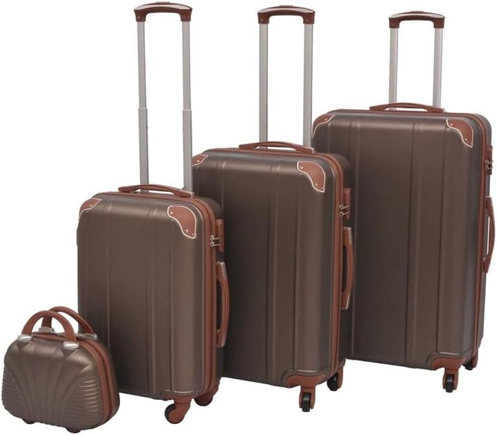 Actual product image VidaXL 4-piece suitcase set