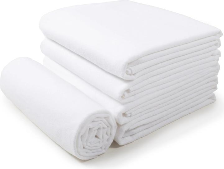 Produktbild Makian Moltontücher Moltontuch 5er Pack 80 x 80 - Weiss (80 cm, 80 cm)