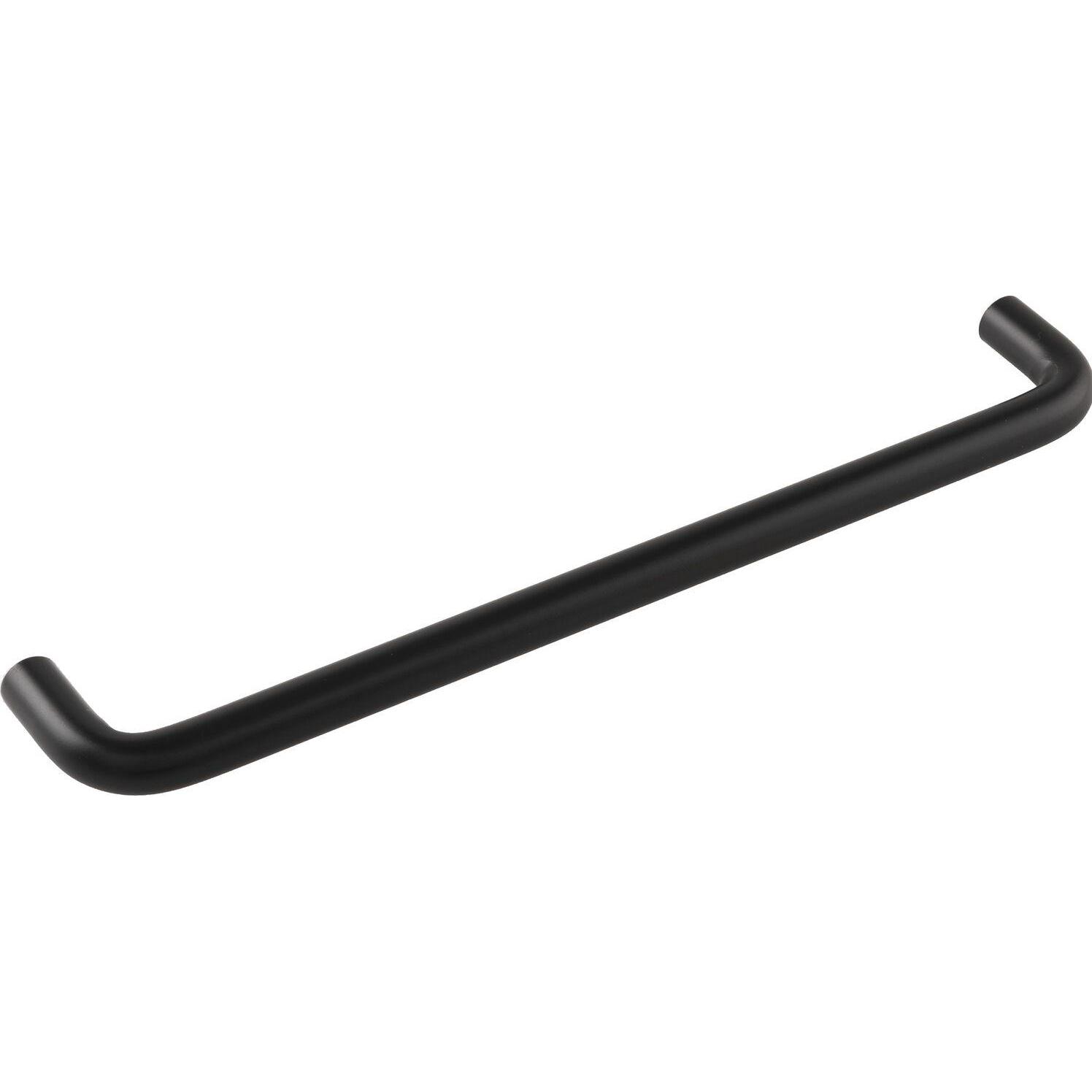 Thumbnail - Hettich, Möbelgriff, Griff Sulis ø 10 mm, LA 192 mm, Breite 202 mm, Stahl schwarz lackiert