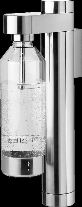 Stelton Brus Wassersprudler Wandhalterung Edelstahl