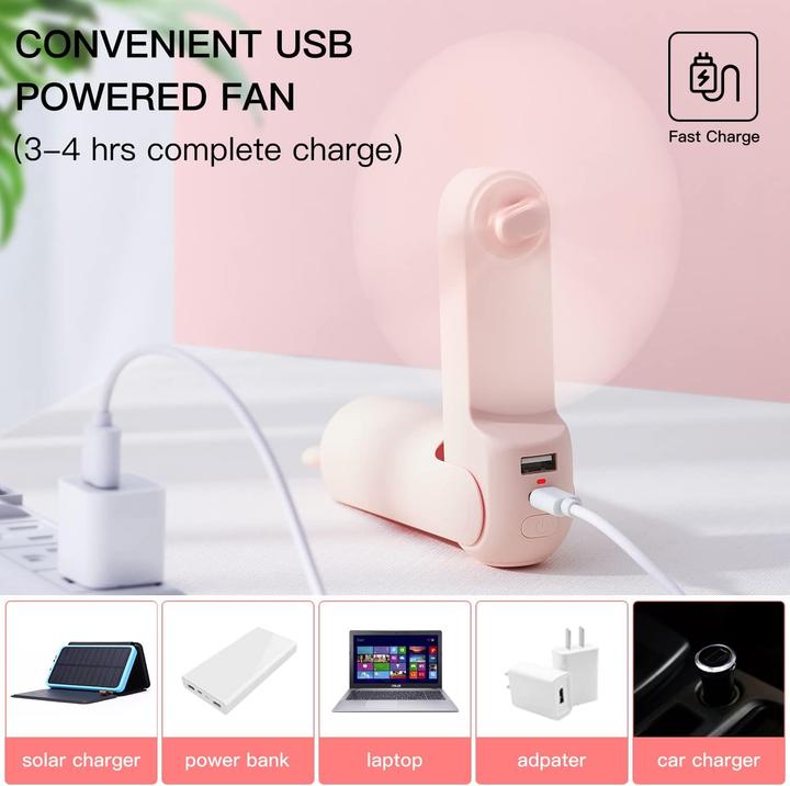 Actual product image Jisulife Mini hand fan (40 dB)