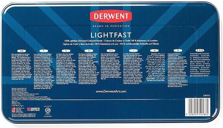 Produktbild Derwent Lightfast Buntstifte (Mehrfarbig, 36 x)