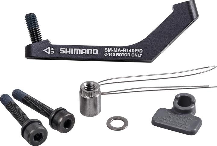 Produktbild Shimano Flat Mount Road Scheibenbremsadapter PM/FM 140mm hinten