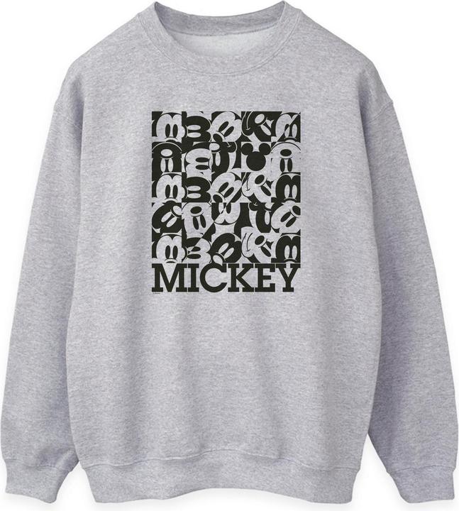 Produktbild Disney Womens/Ladies Mickey Mouse Grid Sweatshirt (M)