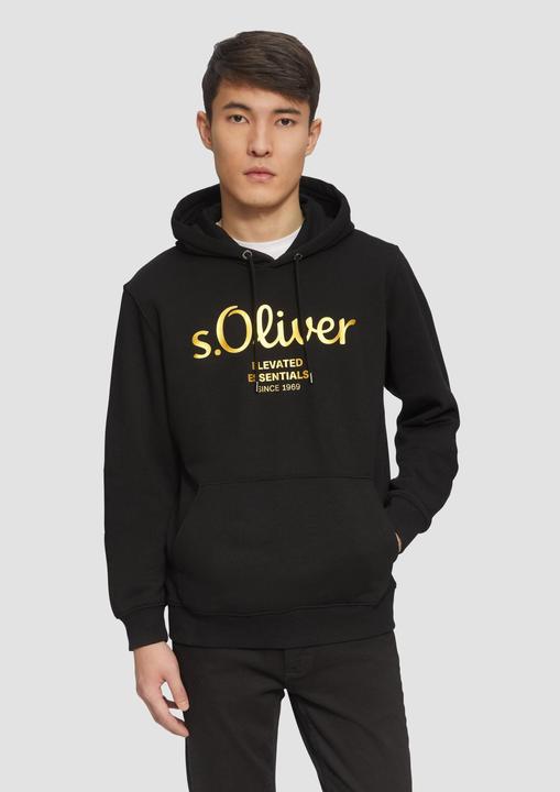 Produktbild S.Oliver Sweatshirt Hoodie mit Gold- oder Silber-Print (XXL)