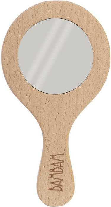 Actual product image Bambam Wooden hand mirror